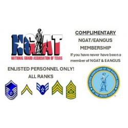 Complimentary NGAT/EANGUS Annual Membership (Enlisted Personnel only)